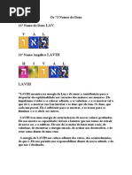 Os 72 Nomes de Deus 11º Nome 