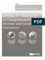 Module 5 - Statement of Comprehensive Income and Income Statement