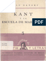 05 P Natorp Kant Escuela Marburgo 1956