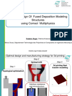 Optimal Design of Fused Deposition Modeling Structures Using Comsol Multiphysics