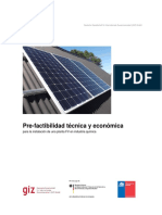 Prefactibilidad de Proyecto Solar en Chile