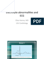 Electrolyte Abnormalities and ECG: Elias Hanna, MD LSU Cardiology