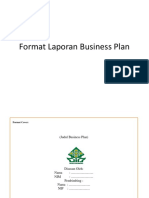 Format Laporan Business Plan