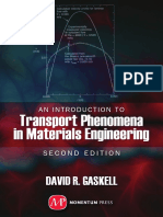 An Introduction To Transport Phenomena in Materials Engineering