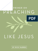 A Primer On Preaching Like Jesus PDF