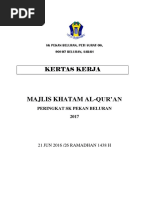 Kertas Kerja Khatam Al-Quran Perdana