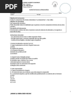 Control de Lectura La Metamorfosis2017