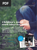 Sanctuary Social Care Interview Guide Children