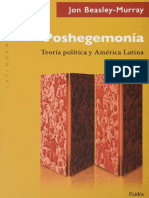 Jon Beasley-Murray-Poshegemonia-Teoria Politica y America Latina