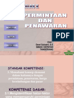 Faktor Permintaan Dan Penawaran