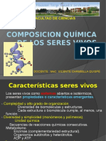 Composición química de los seres vivos