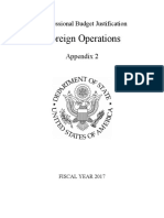 US State Dept - Congressional Budget Justification Foreign Operations Appendix 2 - Fiscal Year 2017