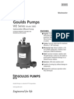 Goulds Pumps: WE Series