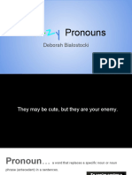 Fuzzy Pronouns