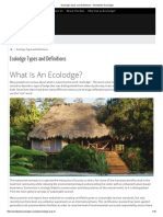 Ecolodge Types Defined