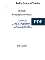 Statistical Quality Control in Textiles: Process Capability Analysis