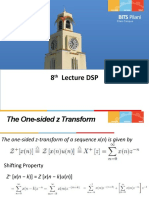 8 Lecture DSP: BITS Pilani