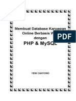 PHP Dan MySQL Studi Kasus Database Karyawan PDF