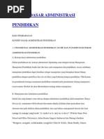 Download Konsep Dasar Administrasi Pendidikan by ArdianSyah Ptr SN351678864 doc pdf