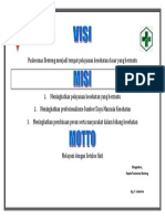 Spanduk Visi Misi