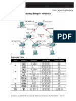 Lab 8.5.3: Troubleshooting Enterprise Networks 3: Topology Diagram