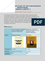 A Comparative Study of The Concordance Repertories (Knerr & Gentry)