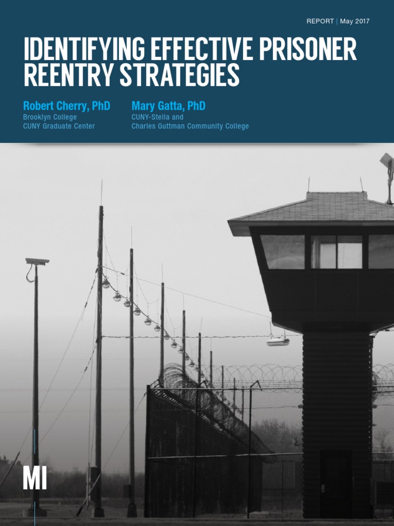 Identifying Effective Prisoner Reentry Strategies | Recidivism ...