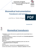 Biomedical Instrumentation: Transducers and Sensors
