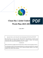 Clean Sky 2 Joint Undertaking Work Plan 2015-2017