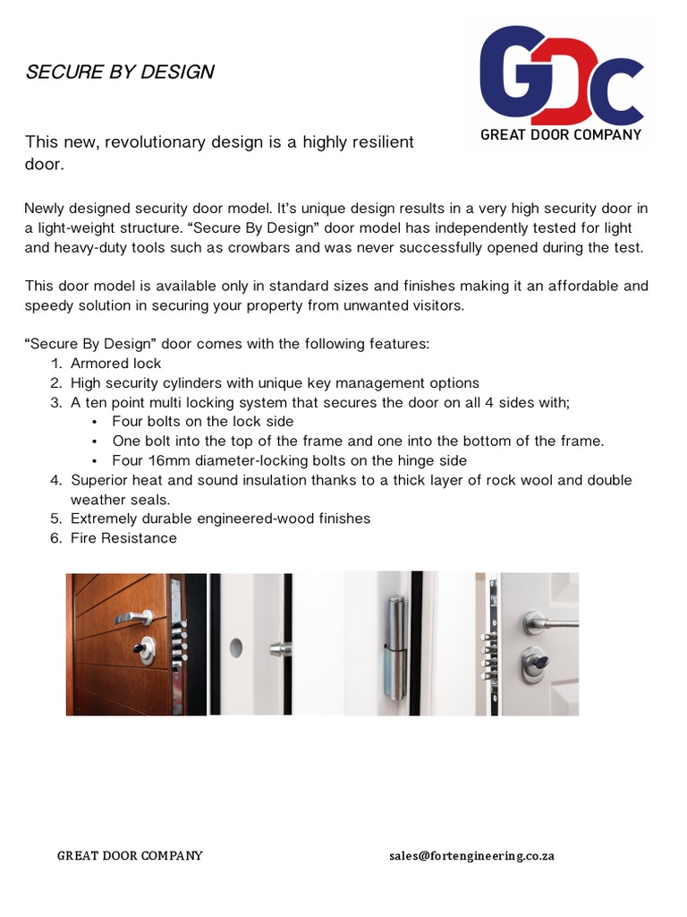 Secure By Design Door Features | PDF | Art