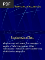 Introduction Principles of Psychological Measurement