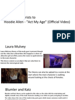 Applying Theorists To Music Video