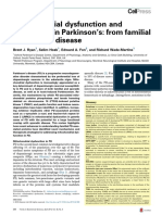 Mitochondrial Dysfunction and Mitophagy in Parkinson's: From Familial To Sporadic Disease
