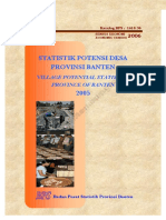 Statistik Potensi Desa Provinsi Banten