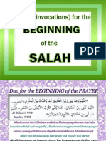 Duas Invocations For The Beginning of The Salah1