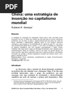 China- Uma Estratégia de Inserção No Capitalismo Mundial