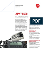 APX 6500 Spec Sheet