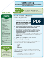 Cultural Attractions SPEAKING PDF