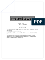 Fire and Sword 5th Edition