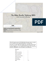 The Elder Scrolls Tabletop RPG: A d100 Conversion by Barruktp