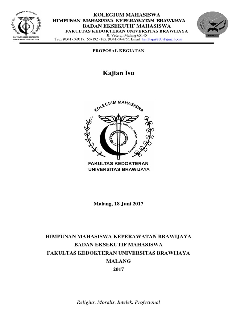 Proposal Kajian Isu