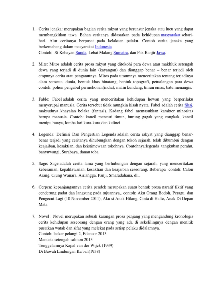 Contoh Cerita Fantasi Tentang Cerita Rakyat