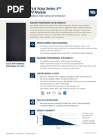 First Solar Series 7 Module Datasheet | PDF | Solar Panel | Photovoltaics