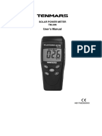 User's Manual: Solar Power Meter TM-206