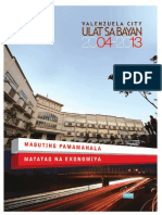 Valenzuela City Ulat Sa Bayan 2004-2013: Mabuting Pamamahala, Matatag Na Ekonomiya