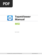 TeamViewer Manual MSI Deployment