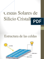 Celdas Solares de Silicio Cristalino