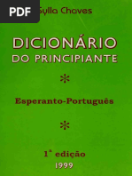Dicionário do Principiante Esperanto - Português