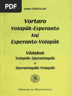 Vortaro Volapük-Esperanto Kaj Esperanto-Volapük | PDF