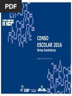 Apresentacao Censo Escolar Da Educacao Basica 2016